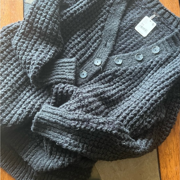 🔺S0LD🔺Free People Whistletop Henley • in Sunflower (WASHED BLACK) NWT 🦅 - Picture 4 of 16